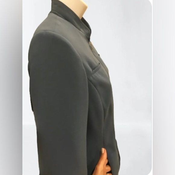 Worthington Petites Suit Jacket Blazer Size 8 Dark Blue - Picture 3 of 7